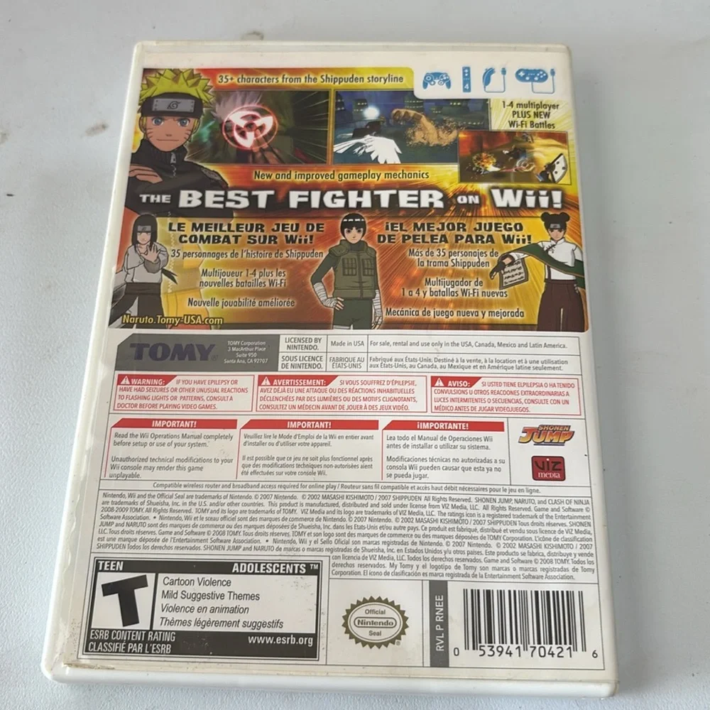 Naruto Shippuden: Clash of Ninja Revolution III for Wii - Multicolor